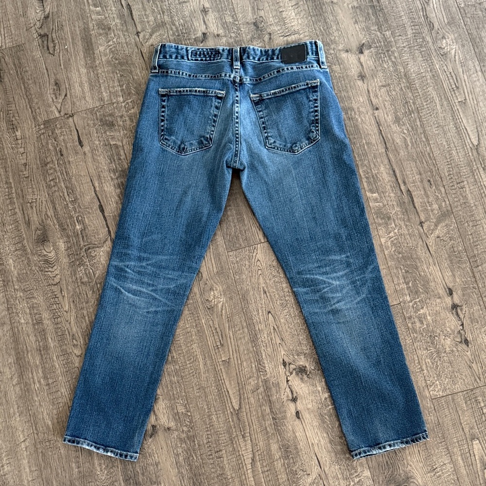 AG-ED distressed medium wash jeans - Picture 6 of 8